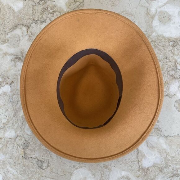 Vintage Goorin Bros. Wool Felt Wide Brim Fedora Hat - Picture 9 of 11